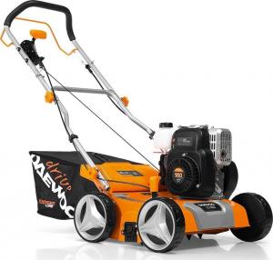 Daewoo DSC 4000 Wertykulator spalinowy do trawy areator 2w1 + 2 wałki metalowa obudowa 2