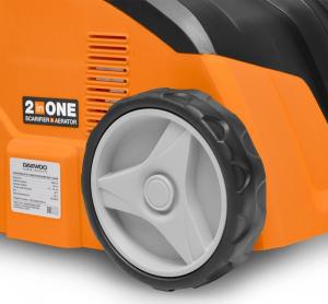 Daewoo DSC 1500E Wertykulator do trawy areator 2w1 aerator + 2 wałki moc 1300W szerokość 32 cm 7