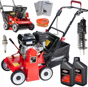 Weibang WEIBANG WB384RB WERTYKULATOR SPALINOWY DO TRAWY PROFI PROFESJONALNY Briggs&Stratton 5