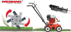 Weibang WEIBANG WB384RB WERTYKULATOR SPALINOWY DO TRAWY PROFI PROFESJONALNY Briggs&Stratton 9