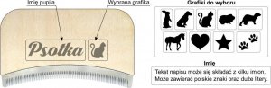 MT3CH ECO Brush PRO szczotka trymer zgrzebło do wyczesywania sierści podszerstka dla KOTA 2