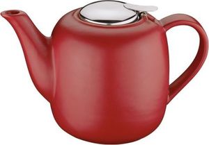 Kuchenprofi Dzbanek do herbaty z zaparzaczem Kuchenprofi London ceramika/stal nierdzewna 1,5 l czerwony 1
