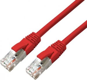 MicroConnect CAT6A UTP 10m Red LSZH 1