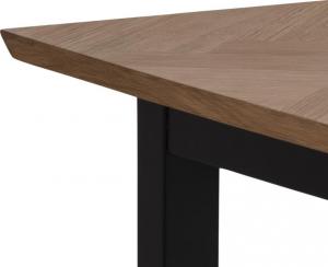 Biurko Actona Brighton Herringbone brązowo-czarne 8