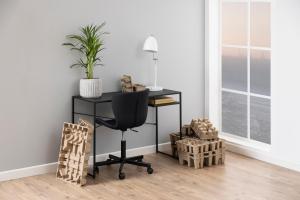 Biurko Actona Newcastle Czarne 110 cm x 45 cm 8