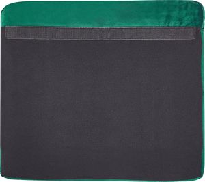 Beliani Pokrowiec na fotel welurowy zielony BERNES 7