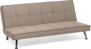 Beliani Sofa rozkładana beżowa HASLE 2