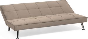 Beliani Sofa rozkładana beżowa HASLE 3
