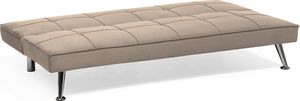 Beliani Sofa rozkładana beżowa HASLE 4