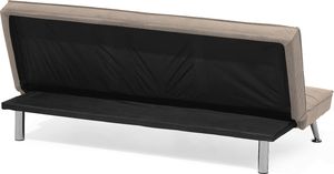 Beliani Sofa rozkładana beżowa HASLE 5