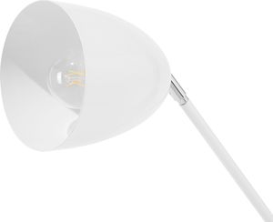 Lampa podłogowa Beliani Lampa podłogowa regulowana metalowa biała CHANZA 3