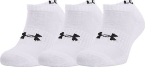 Under Armour Under Armour Core No Show 3Pk Socks 1363241-100 36-41 Białe 1