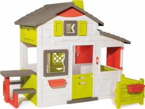 Smoby Zestaw Domek ogrodowy Neo Friends z ogródkiem i stolikiem + grill 18 akcesoriów 1