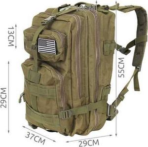 Plecak turystyczny Iso Trade Survival XL 38 l Zielony 17