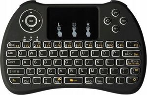 Klawiatura Frahs Smart TV H9 LED Bezprzewodowa Czarna DE (5903457000133) 2