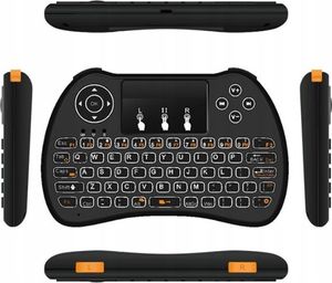 Klawiatura Frahs Smart TV H9 LED Bezprzewodowa Czarna DE (5903457000133) 3