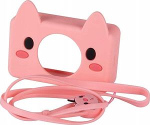 Frahs Zabawkowy Aparat Cyfrowy Świnka Różowy 3