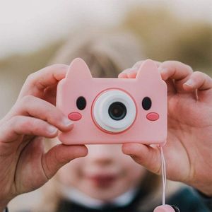 Frahs Zabawkowy Aparat Cyfrowy Świnka Różowy 4