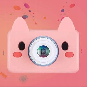 Frahs Zabawkowy Aparat Cyfrowy Świnka Różowy 5