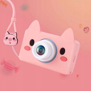 Frahs Zabawkowy Aparat Cyfrowy Świnka Różowy 6