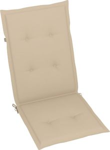 vidaXL Rozkładane krzesła ogrodowe z poduszkami 2 szt. lita akacja 7