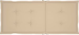 vidaXL Rozkładane krzesła ogrodowe z poduszkami 2 szt. lita akacja 8