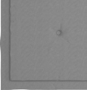 vidaXL Fotel bujany z szarą poduszką, lite drewno tekowe 8