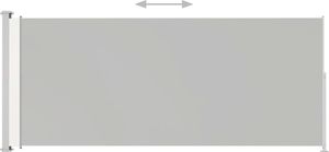 vidaXL Zwijana markiza boczna na taras, 180x500 cm, kremowa 3