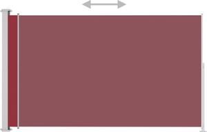 vidaXL Zwijana markiza boczna na taras, 180x300 cm, czerwona 3