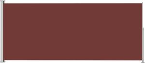 vidaXL Zwijana markiza boczna na taras, 180x500 cm, brązowa 2