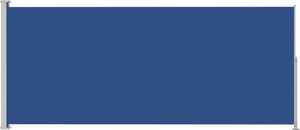 vidaXL Zwijana markiza boczna na taras, 180x500 cm, niebieska 2