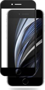 Crong Crong 7D Nano Flexible Glass - Szkło hybrydowe 9H na cały ekran iPhone SE 2020 / 8 / 7 / 6s / 6 (Black) 2