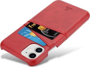 Crong Crong Neat Cover - Etui iPhone 11 z kieszeniami (czerwony) 3