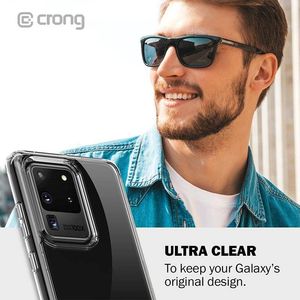 Crong Crong Crystal Shield Cover - Etui Samsung Galaxy S20 Ultra (przezroczysty) 5