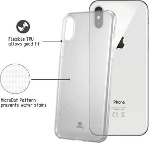 Crong Crong Crystal Slim Cover - Etui iPhone Xs / X (przezroczysty) 4