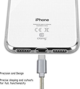 Crong Crong Crystal Slim Cover - Etui iPhone Xs / X (przezroczysty) 5