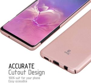 Crong Crong Smooth Skin - Etui Samsung Galaxy S10+ (Rose Gold) 2