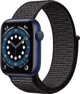 Crong Crong Reflex - Pasek sportowy do Apple Watch 38/40 mm (czarny) 6