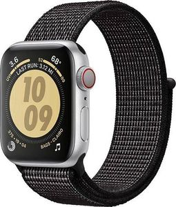 Crong Crong Reflex - Pasek sportowy do Apple Watch 38/40 mm (czarny) 10