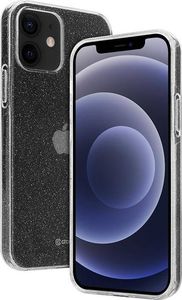 Crong Crong Glitter Case - Etui iPhone 12 Mini (przezroczysty/srebrny) 4