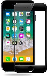 Crong Crong Edge Glass 4D Full Glue - Szkło hartowane na cały ekran iPhone 8 / 7 (czarna ramka) 2