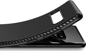 Crong Crong Prestige Carbon Cover - Etui Samsung Galaxy S10+ (czarny) 2