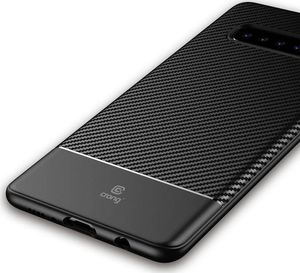 Crong Crong Prestige Carbon Cover - Etui Samsung Galaxy S10+ (czarny) 4