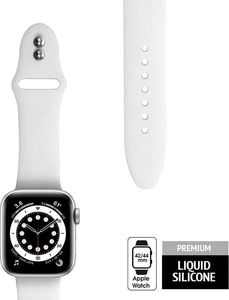 Crong Crong Liquid - Pasek do Apple Watch 42/44mm (biały) 3