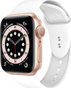 Crong Crong Liquid - Pasek do Apple Watch 42/44mm (biały) 4