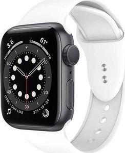 Crong Crong Liquid - Pasek do Apple Watch 42/44mm (biały) 5