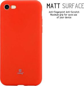 Crong Crong Soft Skin Cover - Etui iPhone SE 2020 / 8 / 7 (czerwony) 2