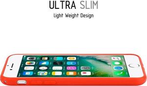 Crong Crong Soft Skin Cover - Etui iPhone SE 2020 / 8 / 7 (czerwony) 3