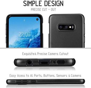 Crong Crong Smooth Skin - Etui Samsung Galaxy S10e (czarny) 4