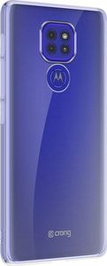 Crong Crong Crystal Slim Cover - Etui Motorola Moto E7 Plus (przezroczysty) 5